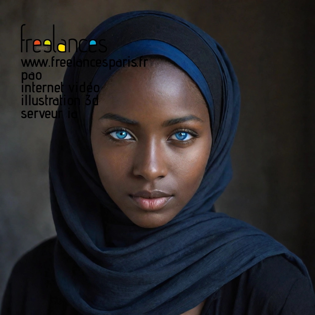 Pao mise en page internet vidéo illustration 3d serveur IA générative AI freelance paris studio de création magazines 73fuo7f0